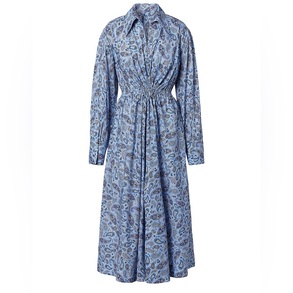 Scanlan Theodore Blue Paisley Dress Sz 10